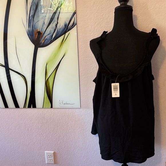 New torrid black tank top shirt size 2X - Picture 3 of 5